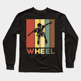 Vintage Rollerblades Gift Roller Skating Long Sleeve T-Shirt